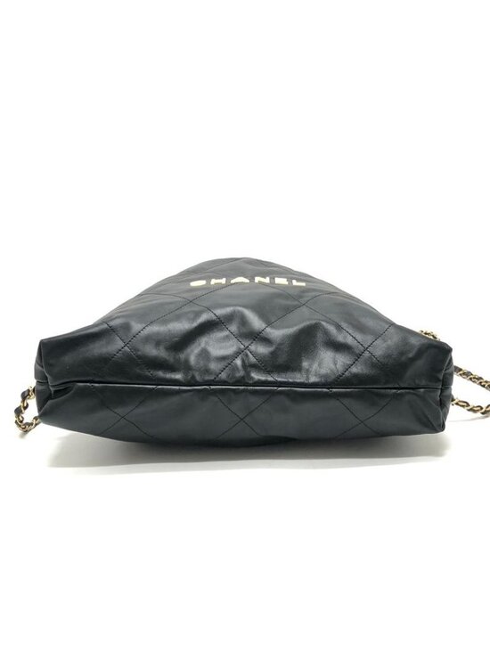 Chanel Backpack 22 Chain As3313 Leather Black main image 5